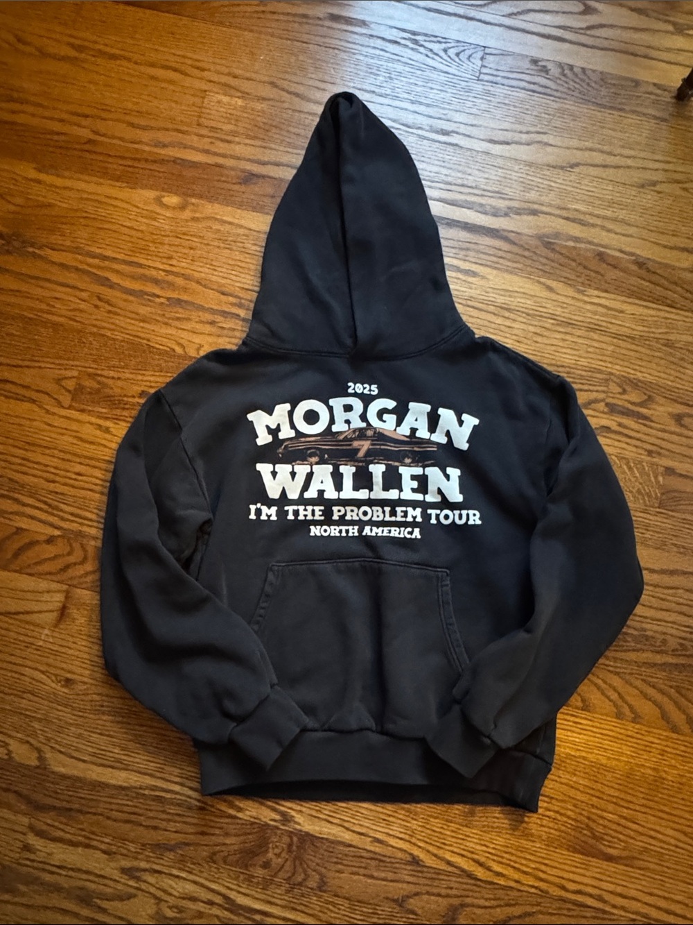 Morgan Wallen 2025 "I'm The Problem" Tour Black Hoodie